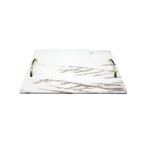 VASSOIO IN MARMO WHITE TIGER