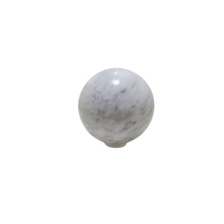 SFERA DECORATIVA IN MARMO BIANCO AMORE