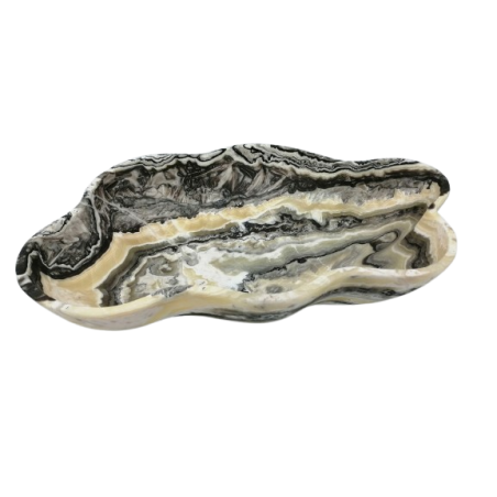 CENTROTAVOLA IN ONICE ZEBRA