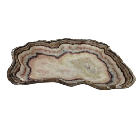 CENTROTAVOLA IN ONICE SERPENTINO