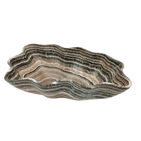 CENTROTAVOLA IN ONICE SERPENTINO