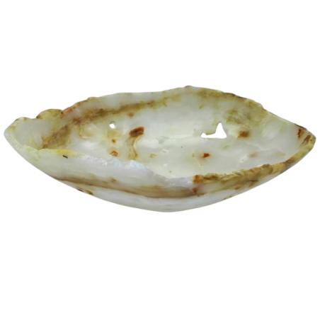 CENTROTAVOLA IN ONICE BIANCO