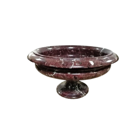 PORTAFRUTTA MEDICEO IN MARMO ROSSO LEVANTO