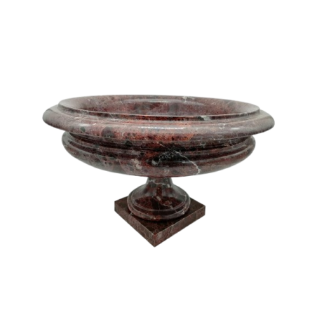 PORTAFRUTTA MEDICEO IN MARMO ROSSO LEVANTO