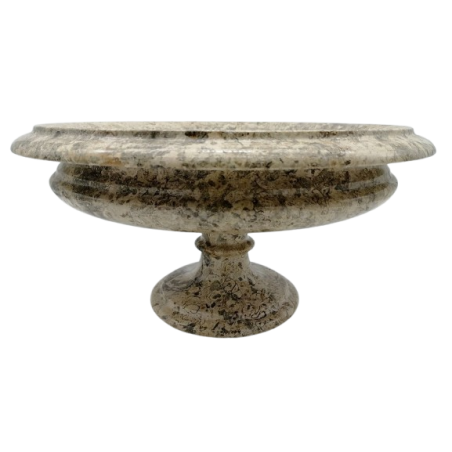 PORTAFRUTTA IN PIETRA FOSSILE