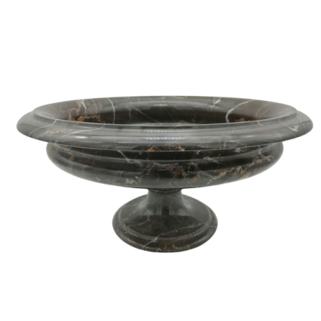 PORTAFRUTTA IN MARMO NERO MICHELANGELO