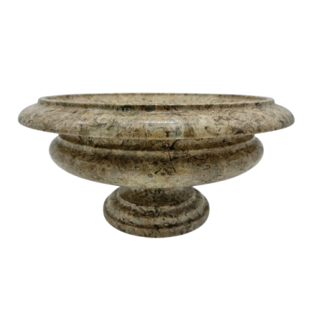 PORTAFRUTTA IN PIETRA FOSSILE