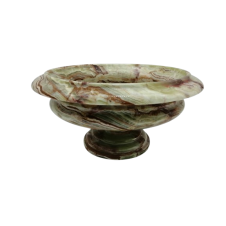 PORTAFRUTTA IN ONICE VERDE