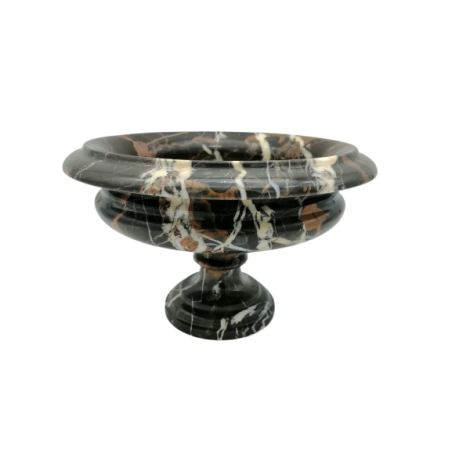 PORTAFRUTTA IN MARMO NERO MICHELANGELO