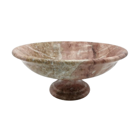 PORTAFRUTTA IN MARMO ROSA