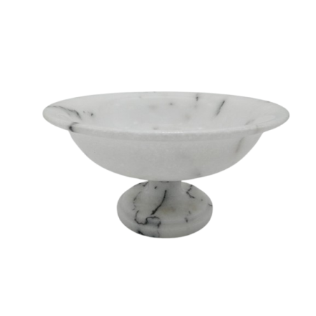 PORTAFRUTTA IN MARMO  BIANCO IBIZA