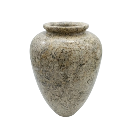 VASO IN PIETRA FOSSILE