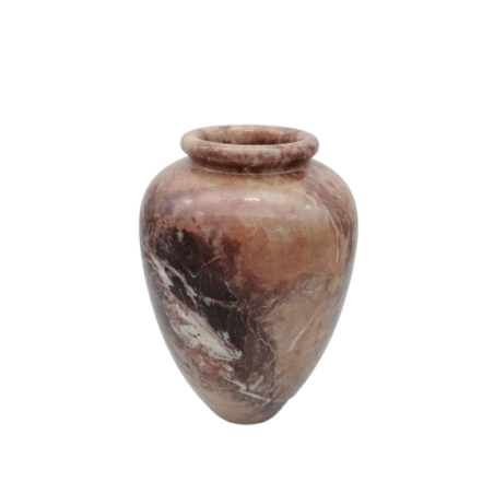 VASO IN MARMO ROSSO PREZIOSO