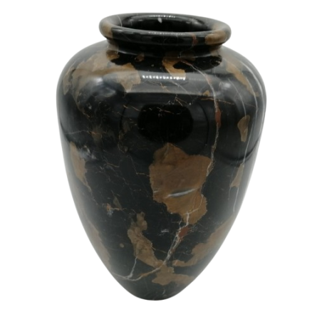 VASO IN MARMO NERO MICHELANGELO