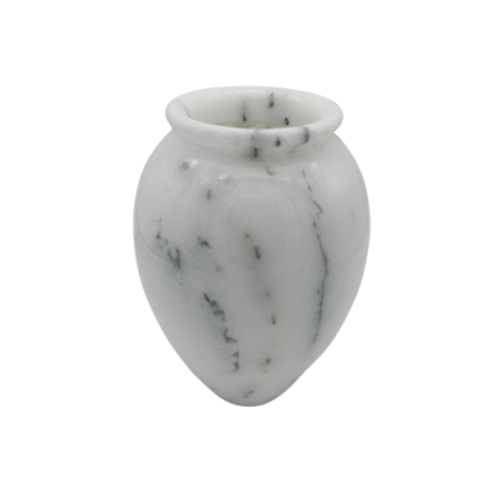 VASO IN MARMO BIANCO IBIZA