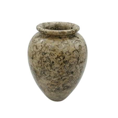 VASO IN PIETRA FOSSILE