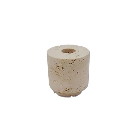 PORTACANDELA IN TRAVERTINO