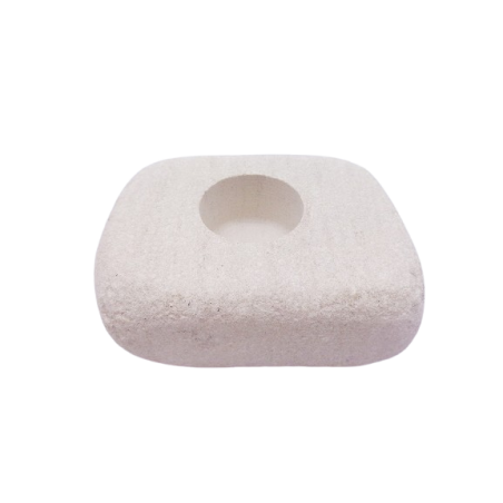 PORTACANDELA IN TRAVERTINO