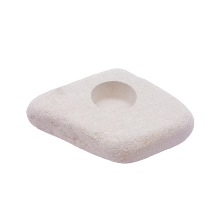 PORTACANDELA IN TRAVERTINO