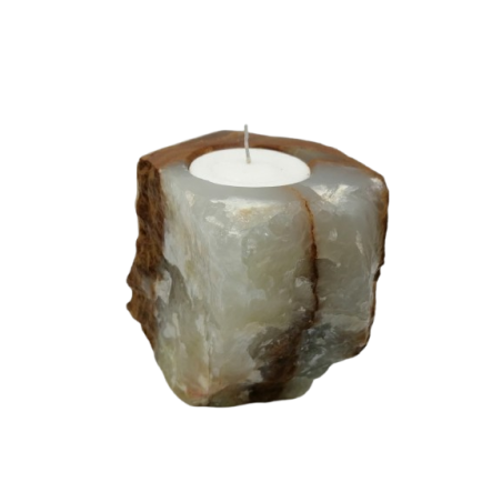 PORTACANDELA IN ONICE