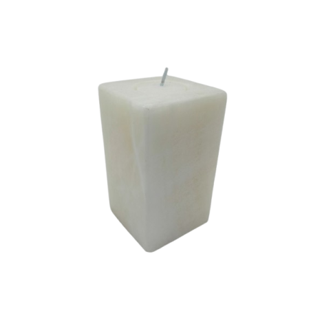 PORTACANDELA IN ONICE BIANCO