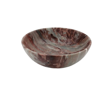 CIOTOLA IN MARMO ROSSO PREZIOSO