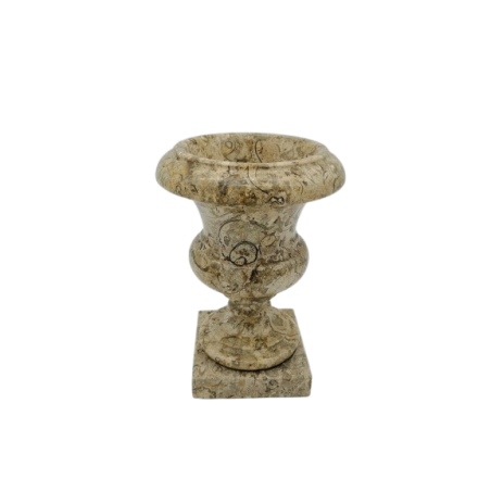 VASO IN PIETRA FOSSILE