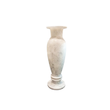 VASO AD ANFORA IN BIANCO AMORE