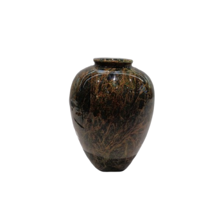 VASO A GIARA IN MARMO VERDE