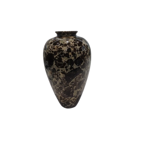 VASO IN MARMO MARRONE