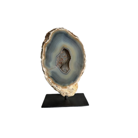 GEODE DI AGATA SU BASE DI FERRO