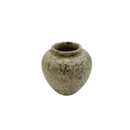 VASETTO IN PIETRA FOSSILE