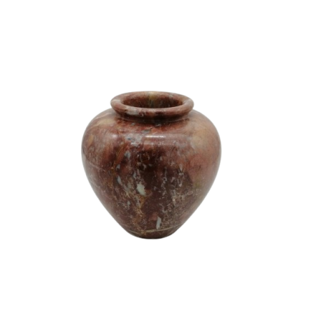 VASETTO IN MARMO ROSSO PREZIOSO