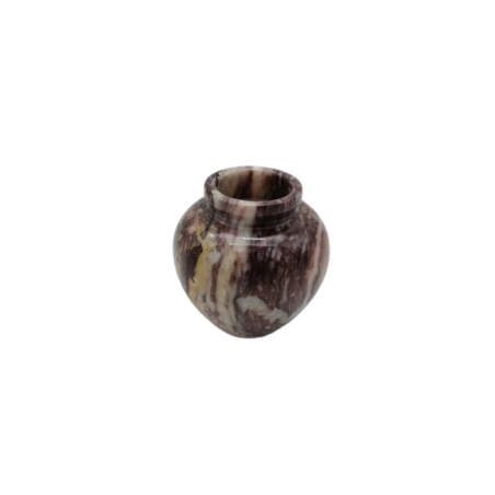 VASO IN MARMO ROSSO PREZIOSO