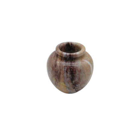 VASO IN MARMO ROSSO PREZIOSO