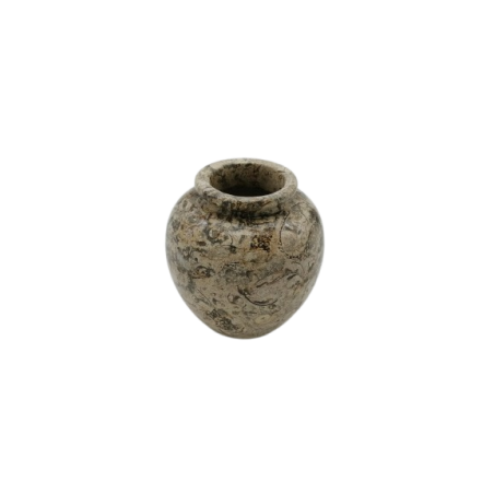 VASO IN PIETRA FOSSILE