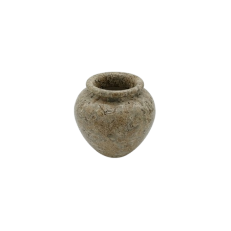 VASO IN PIETRA FOSSILE