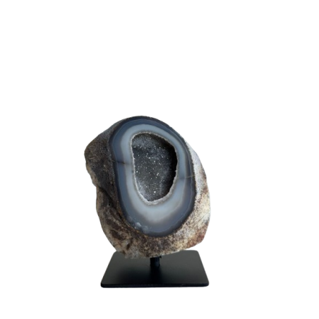 GEODE DI AGATA SU BASE DI FERRO
