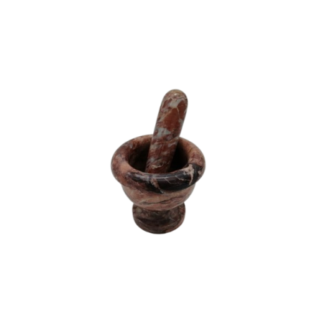 MORTAIO IN MARMO ROSSO PREZIOSO