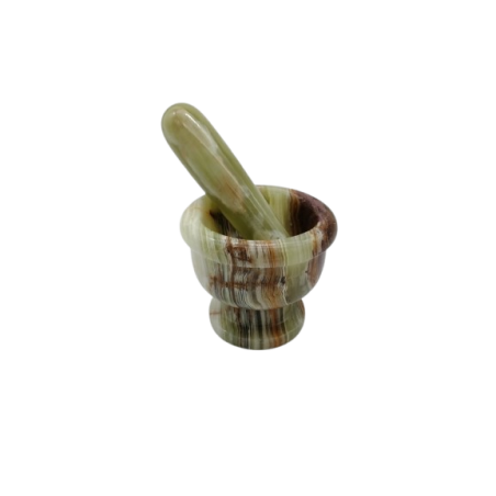 MORTAIO IN ONICE VERDE