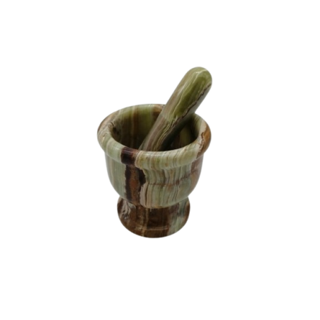 MORTAIO IN ONICE VERDE