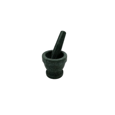 MORTAIO IN MARMO VERDE RAJASTHAN