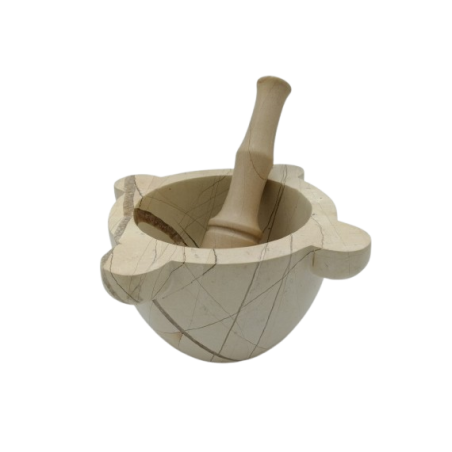 MORTAIO IN TEAK CON PESTELLO