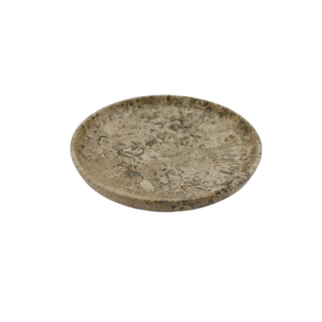 PIATTO IN PIETRA FOSSILE