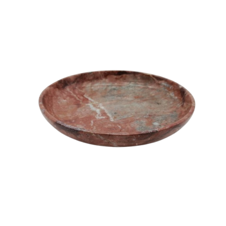 PIATTO IN MARMO ROSSO PREZIOSO