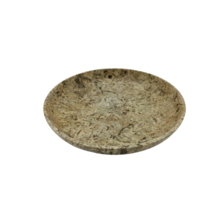 PIATTO IN PIETRA FOSSILE