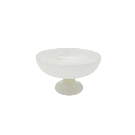 PORTAFRUTTA IN ONICE BIANCO