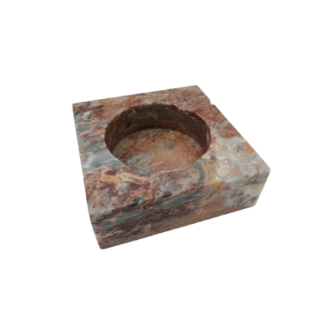 POSACENERE IN MARMO ROSSO PREZIOSO