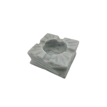 POSACENERE IN MARMO BIANCO