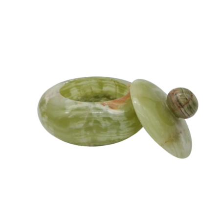 PORTA CARAMELLE IN ONICE VERDE